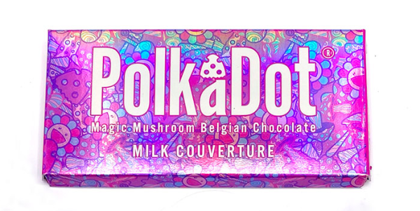 Polka Dot Mushroom Chocolate - Milk Couverture