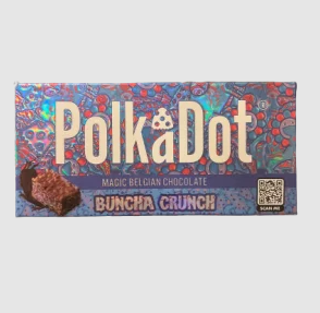 Polkadot Buncha Crunch Belgian Chocolate Bar