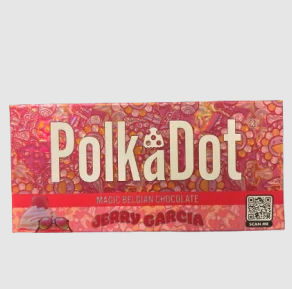 Polkadot Jerry Garcia Belgian Chocolate Bar